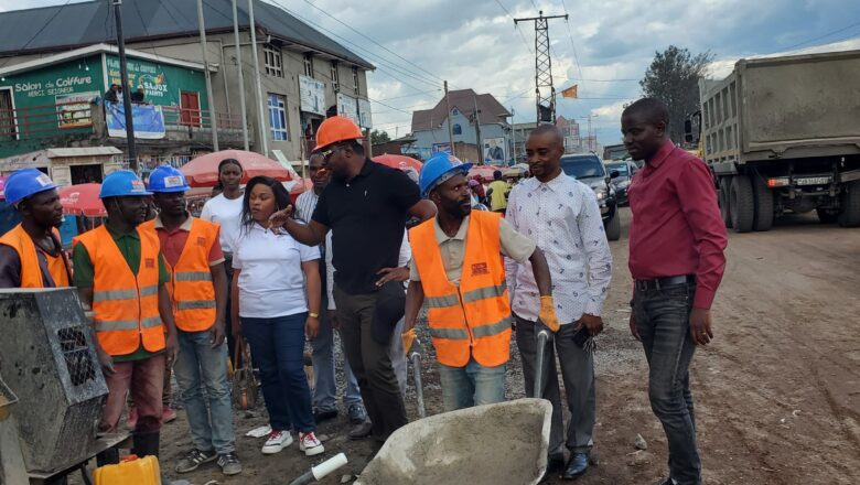 Construction de la route Néo-Parking Masisi: Josué Mufula salue l’évolution des travaux