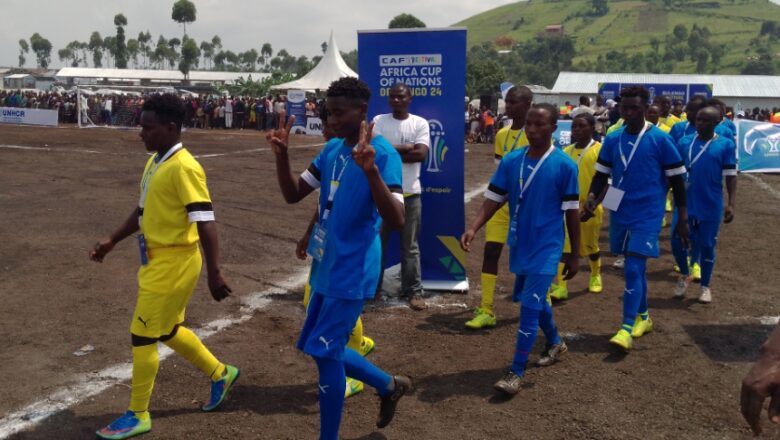 Guerre du M23 : La CAF réunit les déplacés au tour d’un « Festival football pour la paix » à Goma