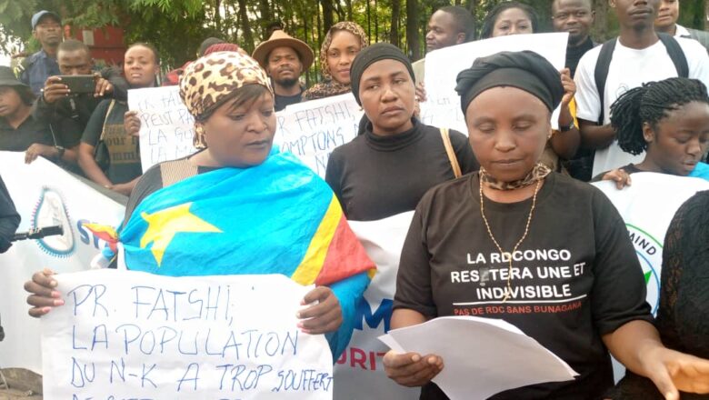 Manifestation à Goma: Des femmes interpellent la communauté internationale