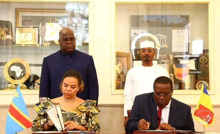 Diplomatie : La RDC et le Tchad signent un accord d’exemption de visa réciproque pour les citoyens de deux pays ! 