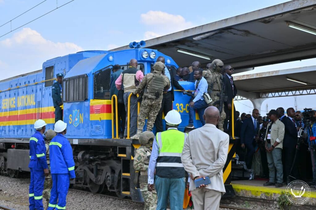 RDC: A Lubumbashi, Tshisekedi lance les trains du service national !