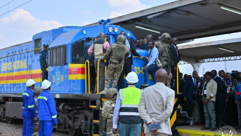 RDC: A Lubumbashi, Tshisekedi lance les trains du service national !